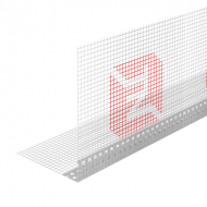 ТЕХНОНИКОЛЬ Профиль угловой ПВХ с армирующей сеткой 10х15 ТЕХНОНИКОЛЬ (упаковка, 100 шт) (581604)