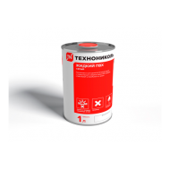 ТЕХНОНИКОЛЬ Жидкий ПВХ с флаконом-аппликатором, 1 л, серый (360957)