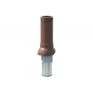 ТЕХНОНИКОЛЬ Вент. выход изолир. D=125/160, H=700 мм, коричневый (467394)